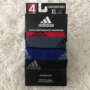 adidas Performance 4-Pack Boxer Briefs